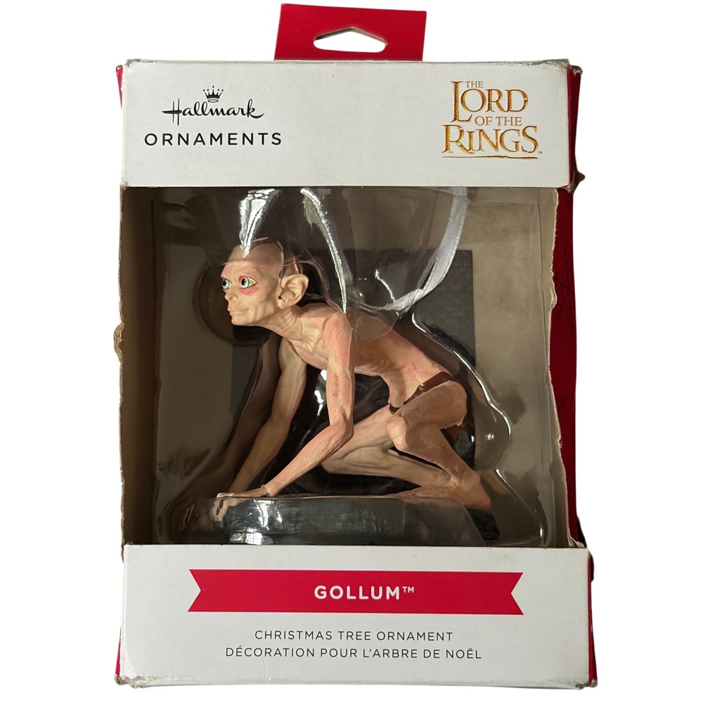 Hallmark Lord of the Rings Gollum Christmas Tree Ornament Smeagol New in Box
